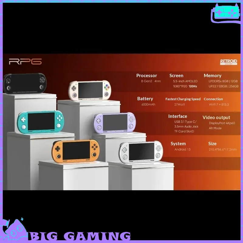 Retro Gaming Xbox - جهاز ألعاب محمول Retroid Pocket G2