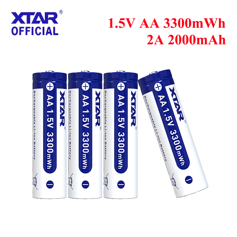 Rechargeable Battery Aa - بطارية ليثيوم قابلة لإعادة الشحن XTAR