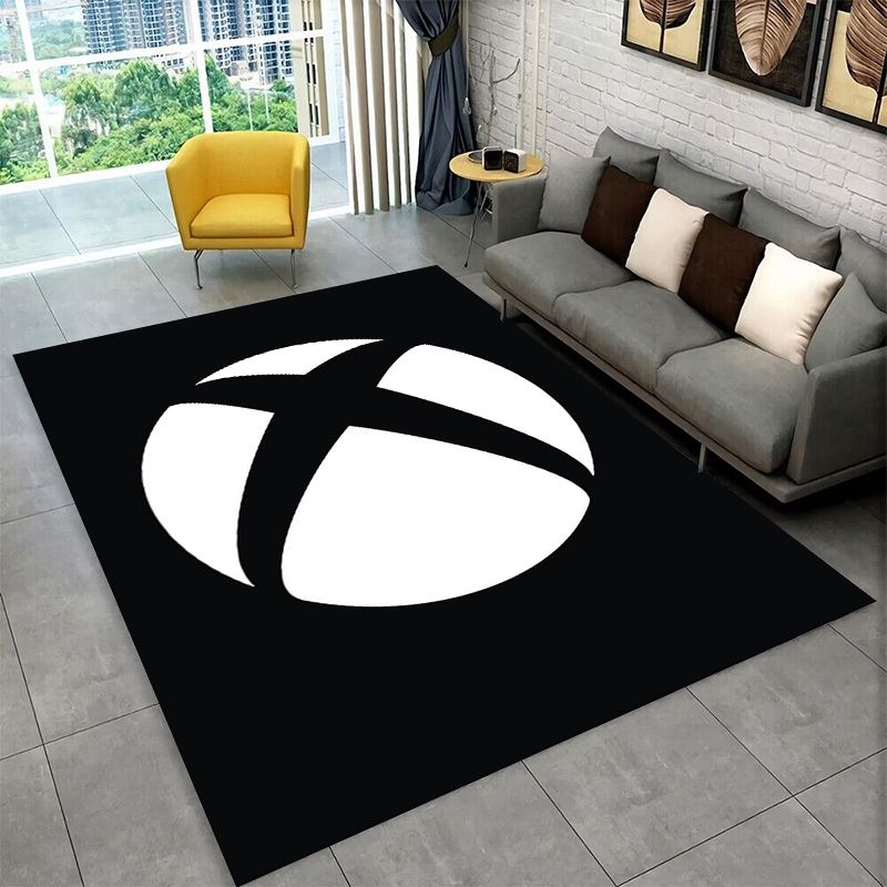 Retro Gaming Xbox - سجادة بتصميم شعار ألعاب إكس بوكس