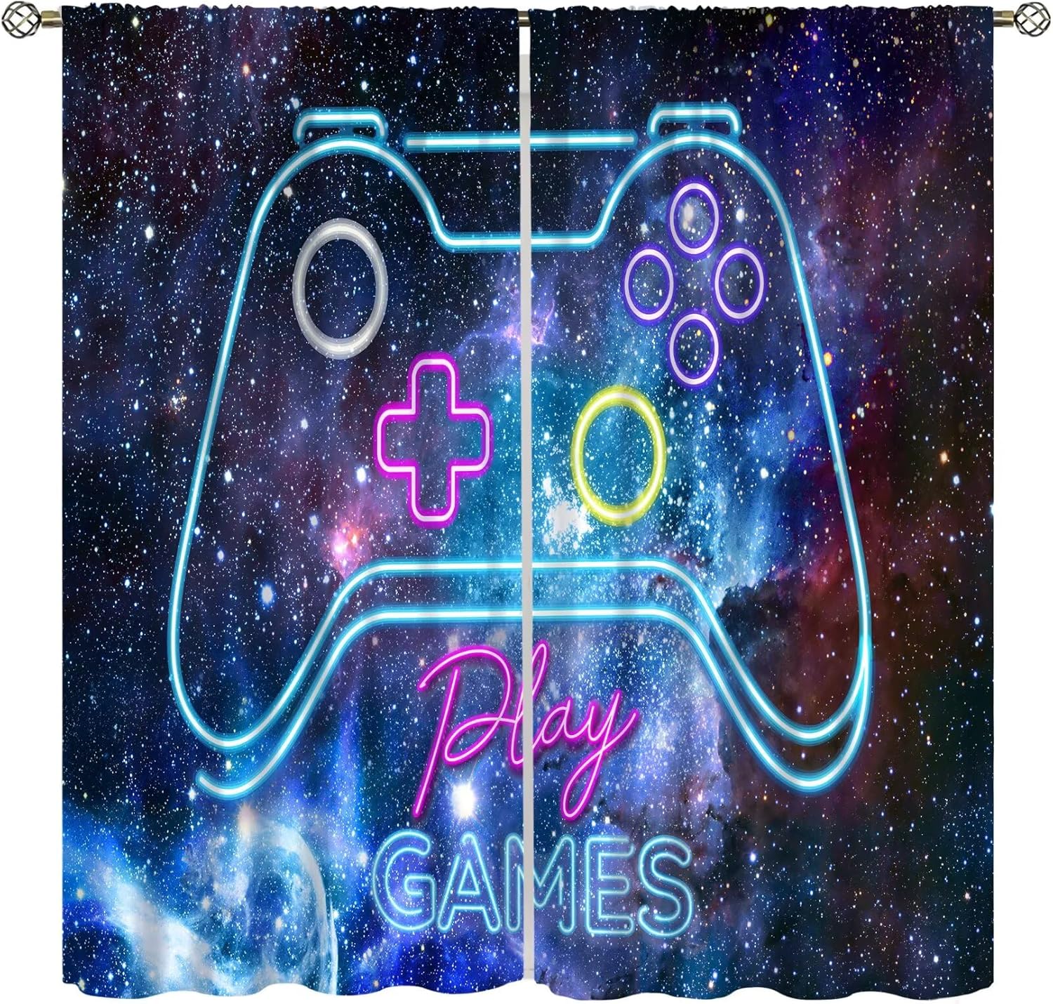 Retro Gaming Youtube - ستائر تعتيم للألعاب بتصميم ألعاب الفيديو