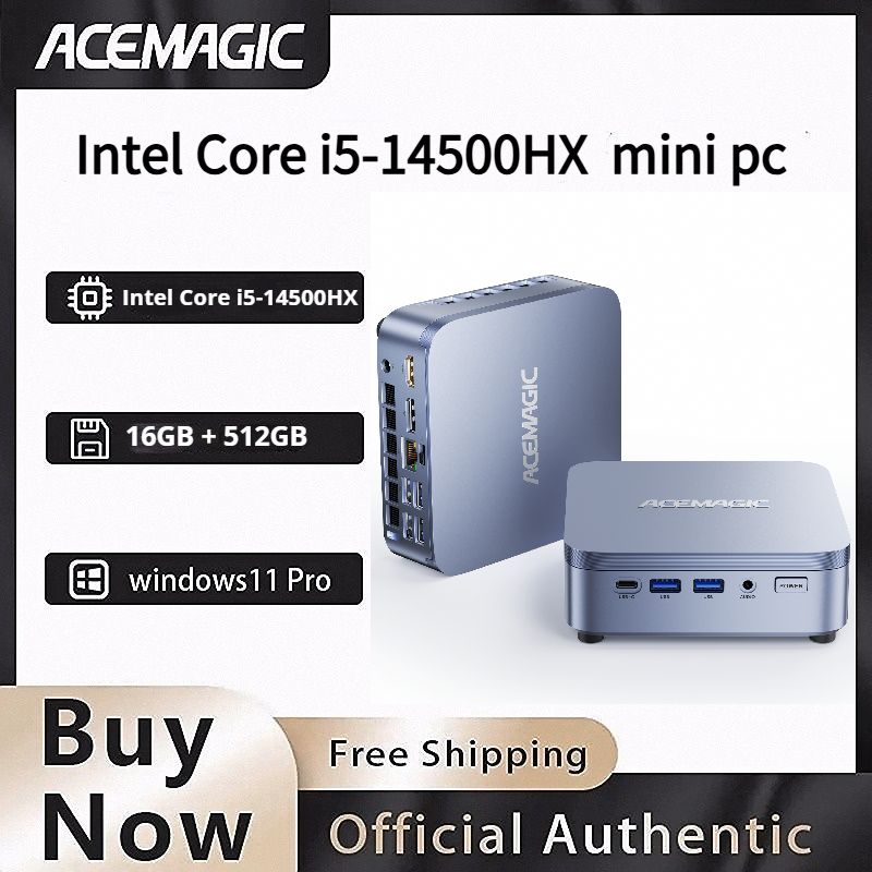 Retro Pc Gaming - جهاز ACEMAGIC ميني كمبيوتر بمعالج Intel