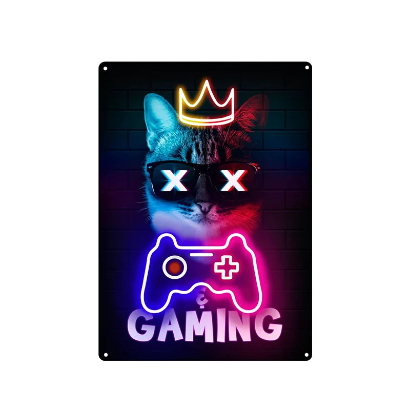 علامة قصدير عتيقة لقطط الألعاب - مراجعة Retro Gaming Cafe وسعره