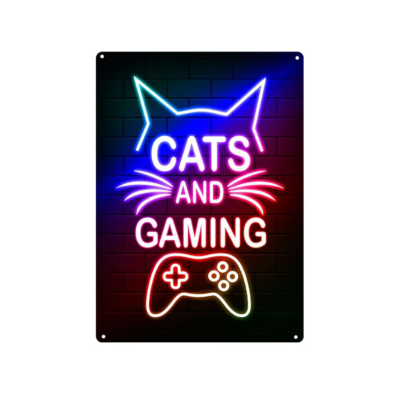 علامة قصدير عتيقة لقطط الألعاب - مراجعة Retro Gaming Cafe وسعره