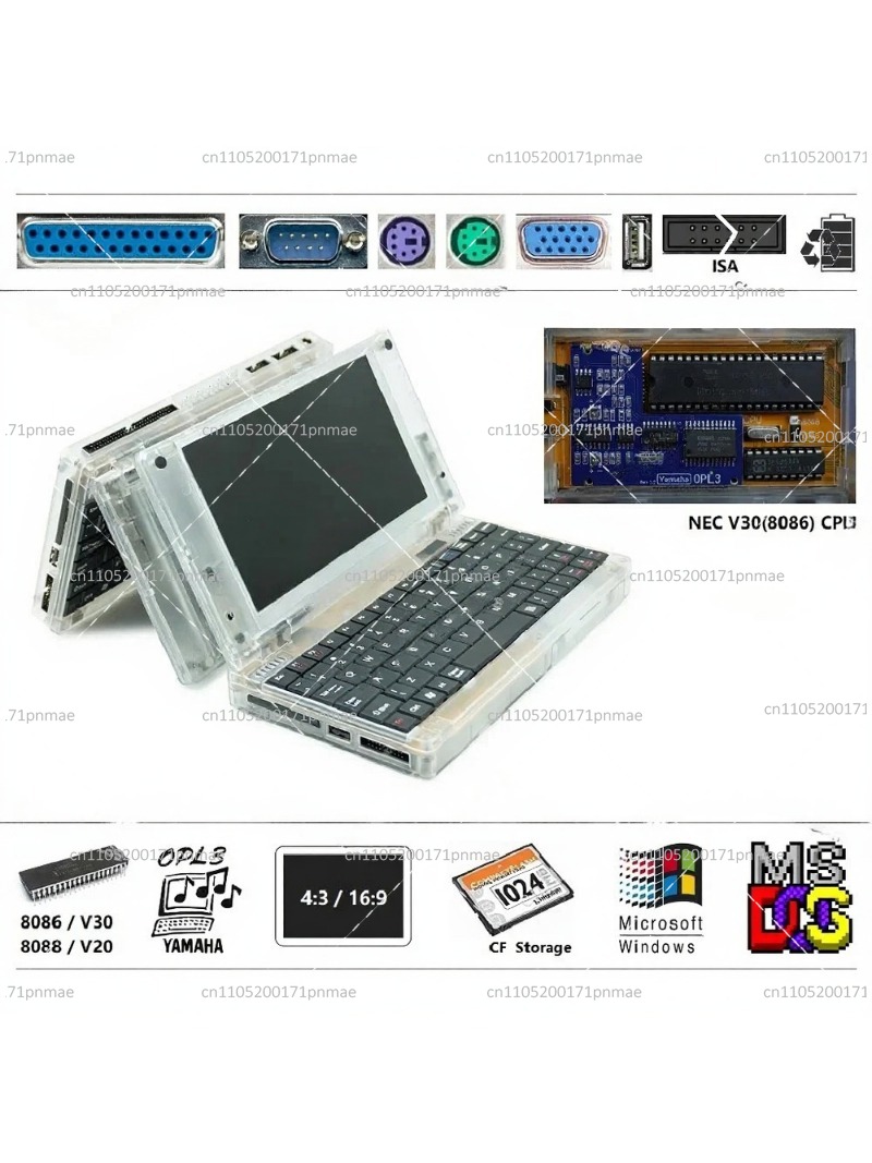 جهاز كمبيوتر ريترو 8086 بنظام  - مراجعة Retro Pc Gaming وسعره