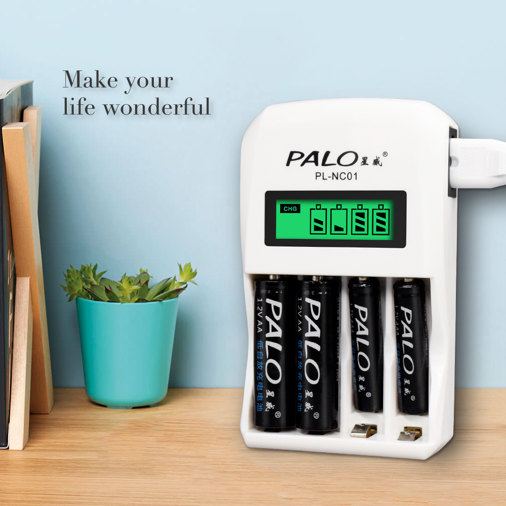 بالو 1.2 فولت شاحن بطارية 4 فت - مراجعة Rechargeable Battery Aa وسعره