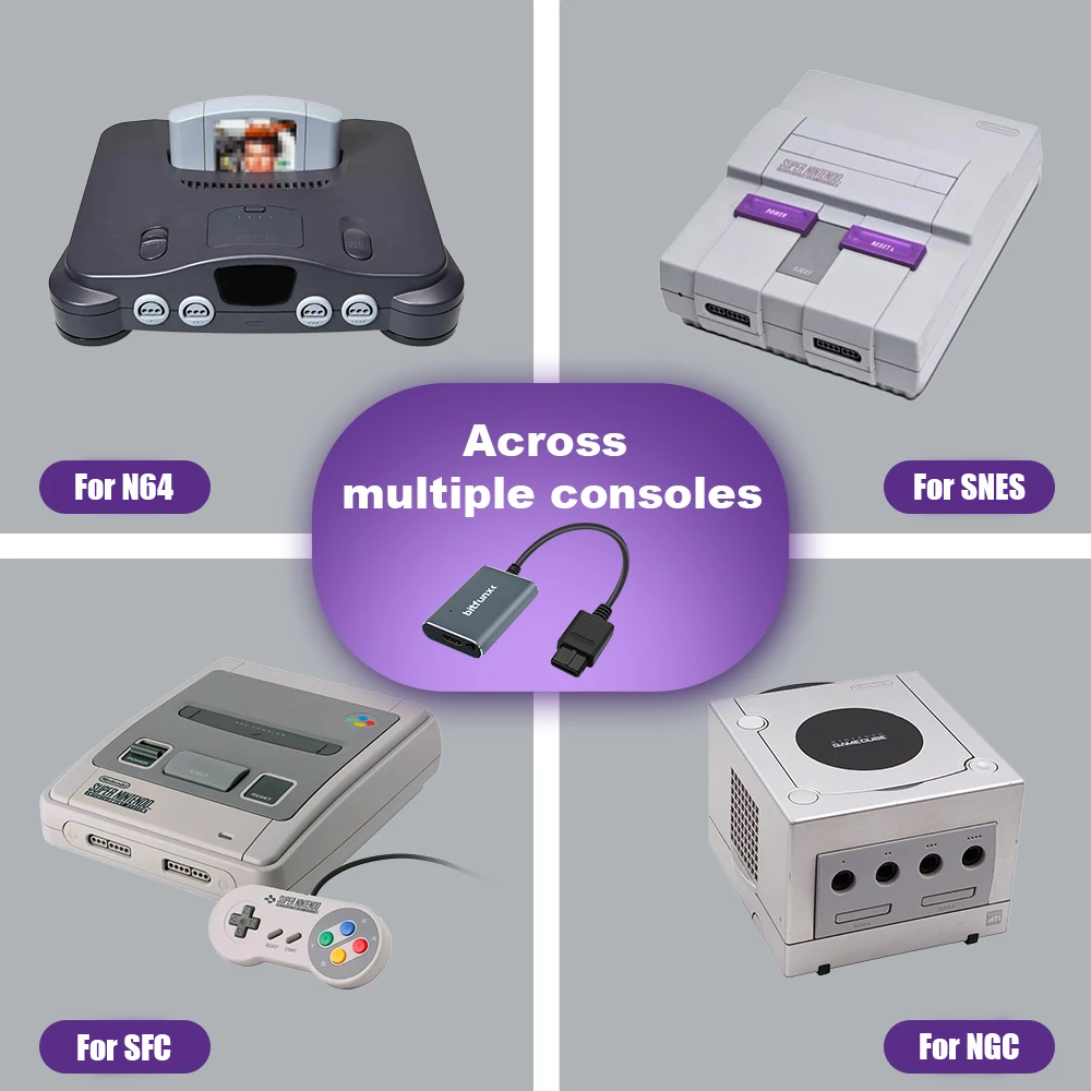 محول فيديو Bitfunx 720P Svideo - مراجعة Retro Gaming Art وسعره