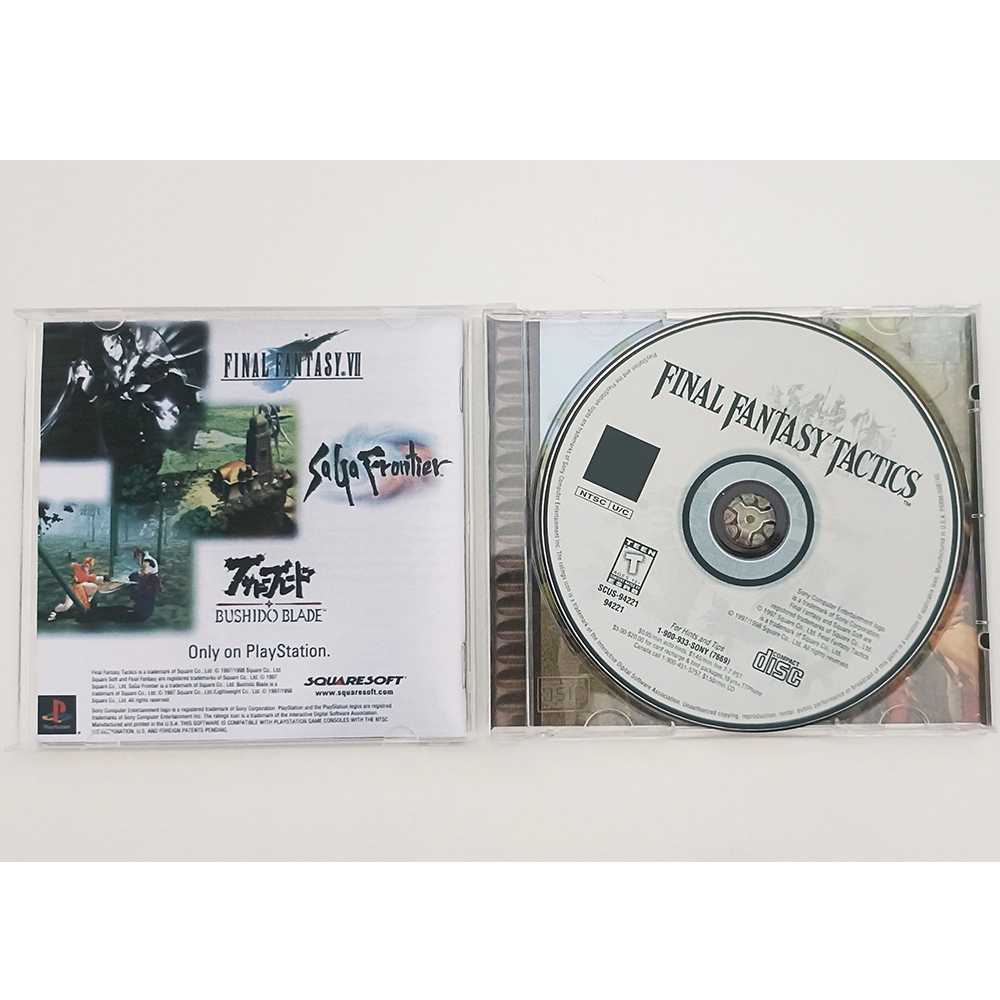 PS1 نسخة لعبة القرص تكتيكات Fi - مراجعة Retro Gaming Play Zone وسعره