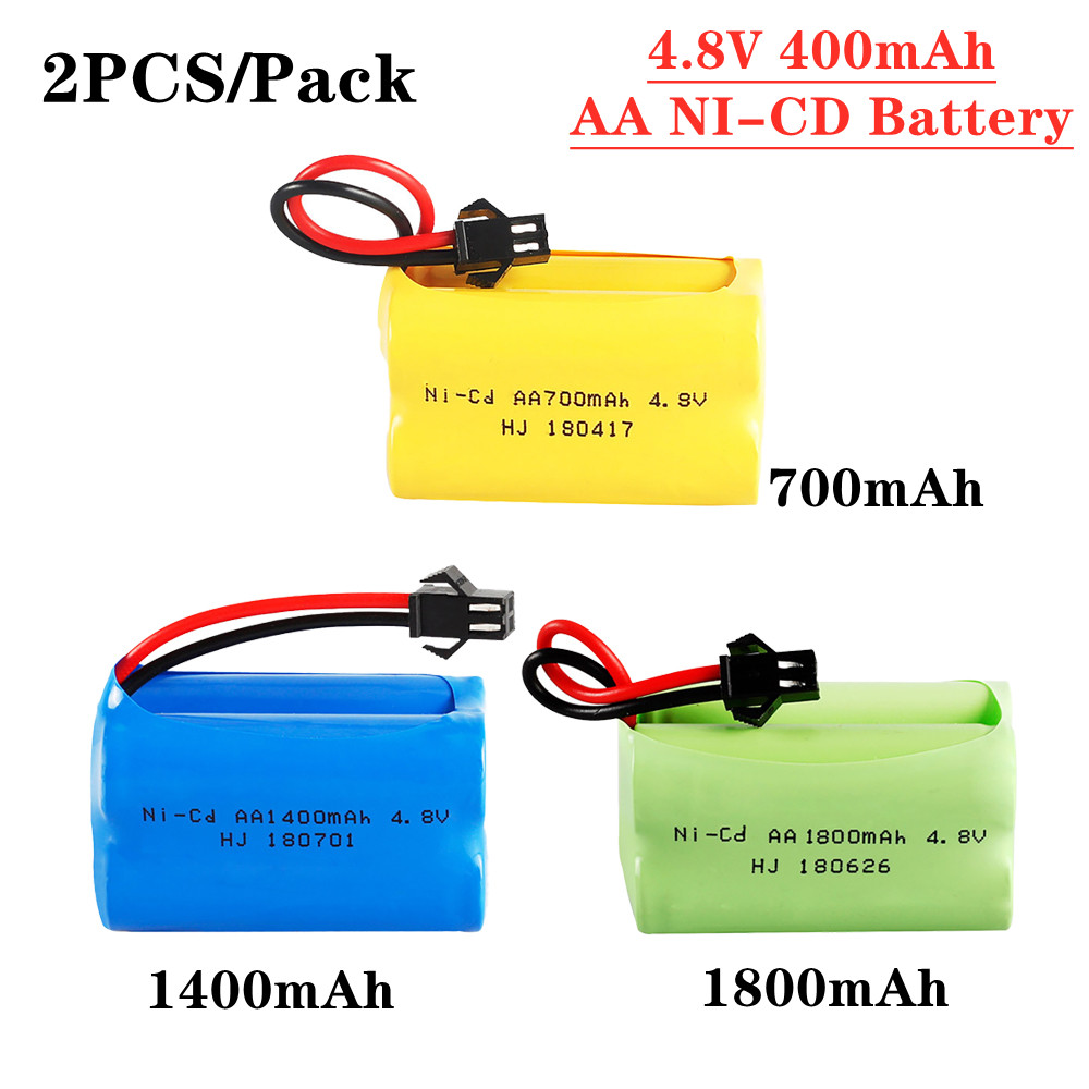 4.8 فولت 700/1400/1800 مللي أم - مراجعة Rechargeable Battery Aa وسعره