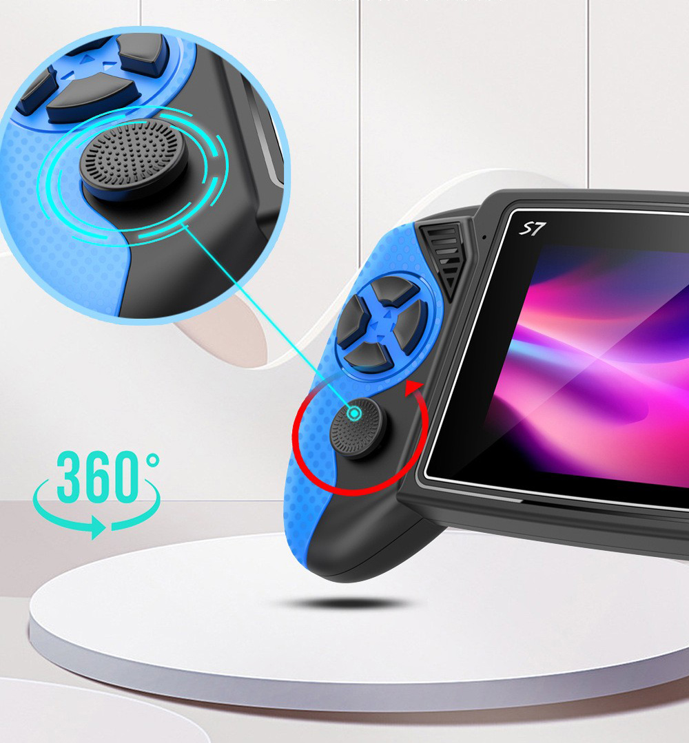 جهاز ألعاب محمول S7 ريترو بشاش - مراجعة Retro Gaming Handheld Console وسعره