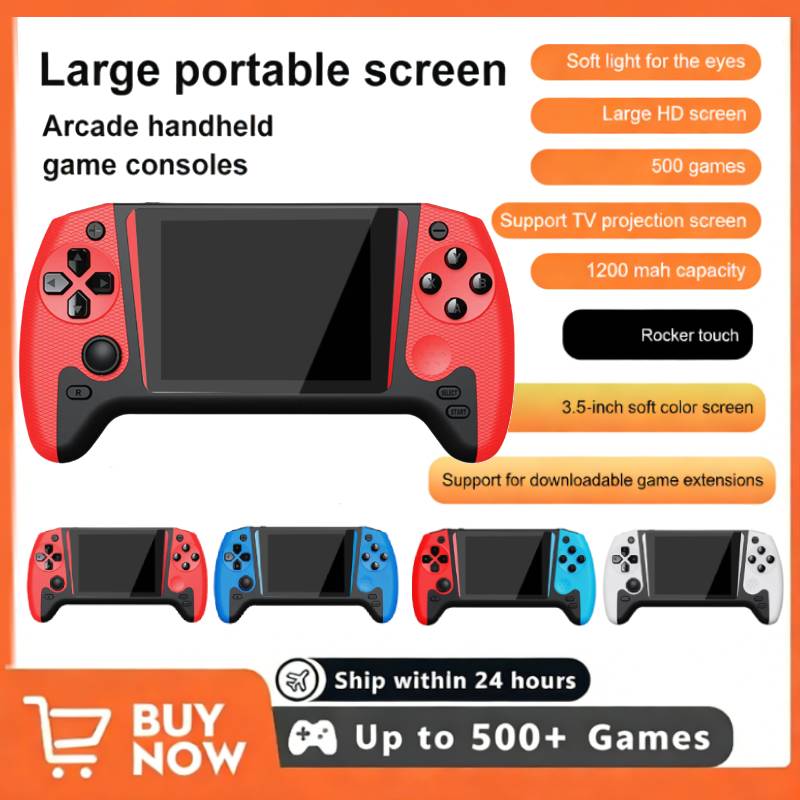 جهاز ألعاب فيديو محمول بتصميم  - مراجعة Retro Gaming Handheld Console وسعره