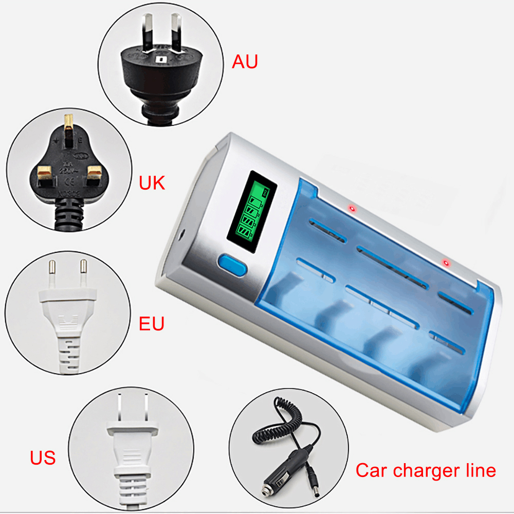 بالو متعددة الوظائف شاحن بطاري - مراجعة Rechargeable Battery Aa وسعره