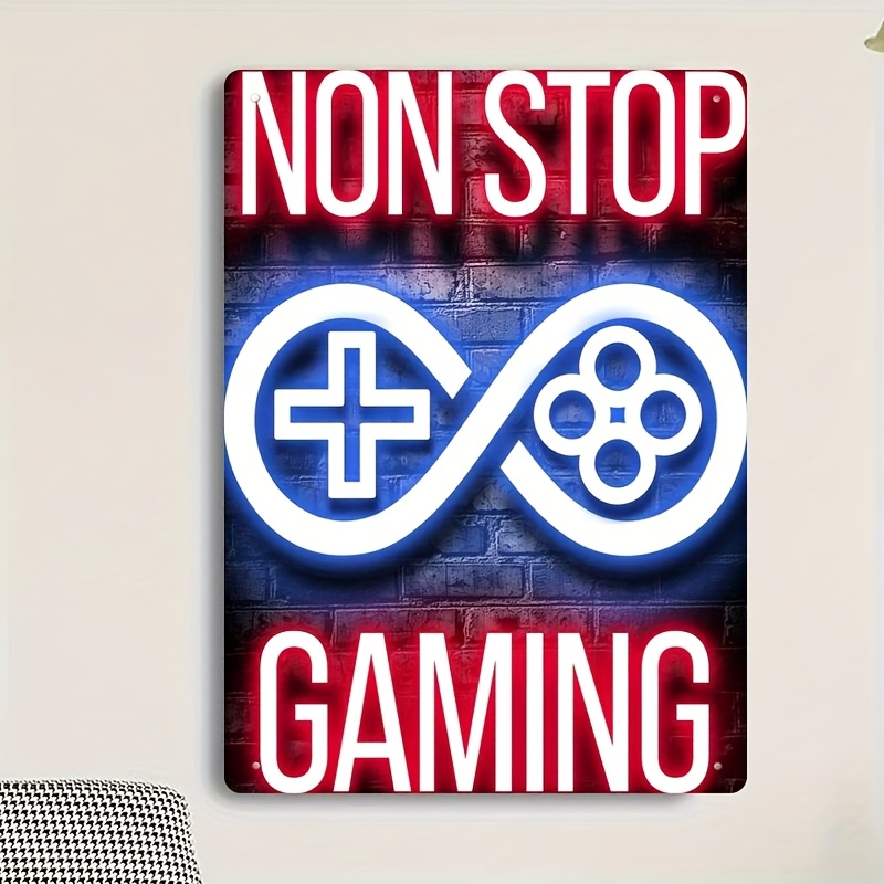 لوحة فنية جدارية معدنية عتيقة  - مراجعة Retro Gaming Cafe وسعره