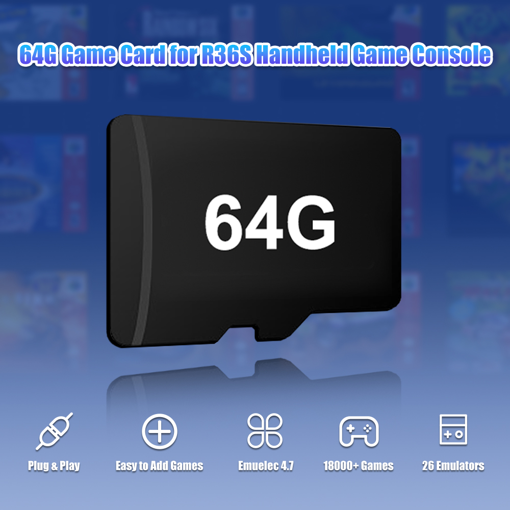 بطاقة لعبة TF 64G لوحدة تحكم أ - مراجعة Retro Gaming Handheld Console وسعره