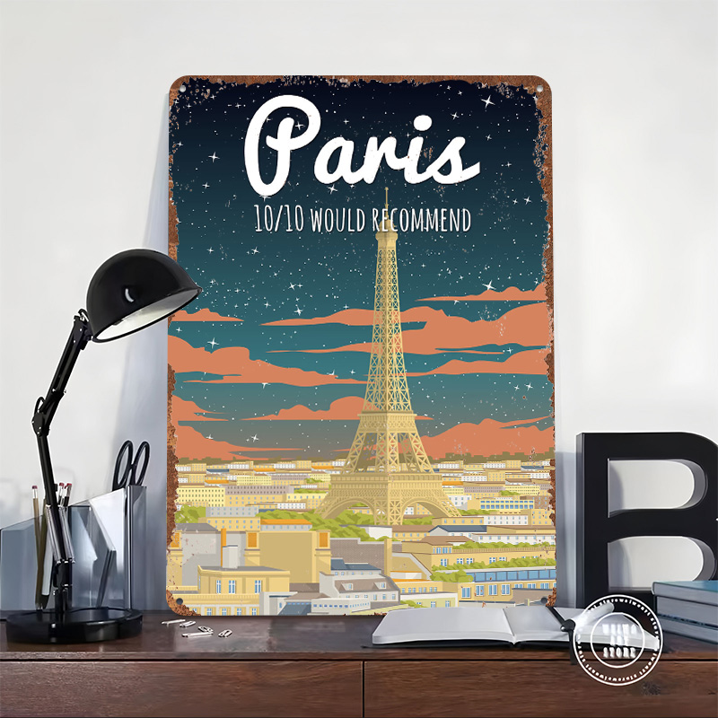 لوحة معدنية عتيقة مخصصة بتصميم - مراجعة Retro Gaming Paris وسعره