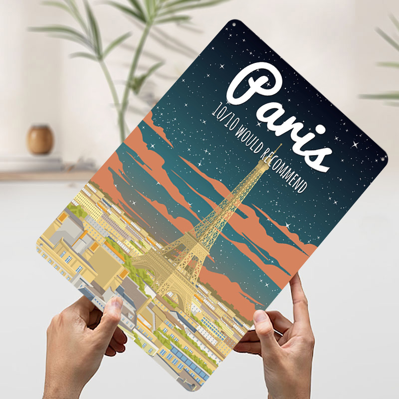 لوحة معدنية عتيقة مخصصة بتصميم - مراجعة Retro Gaming Paris وسعره