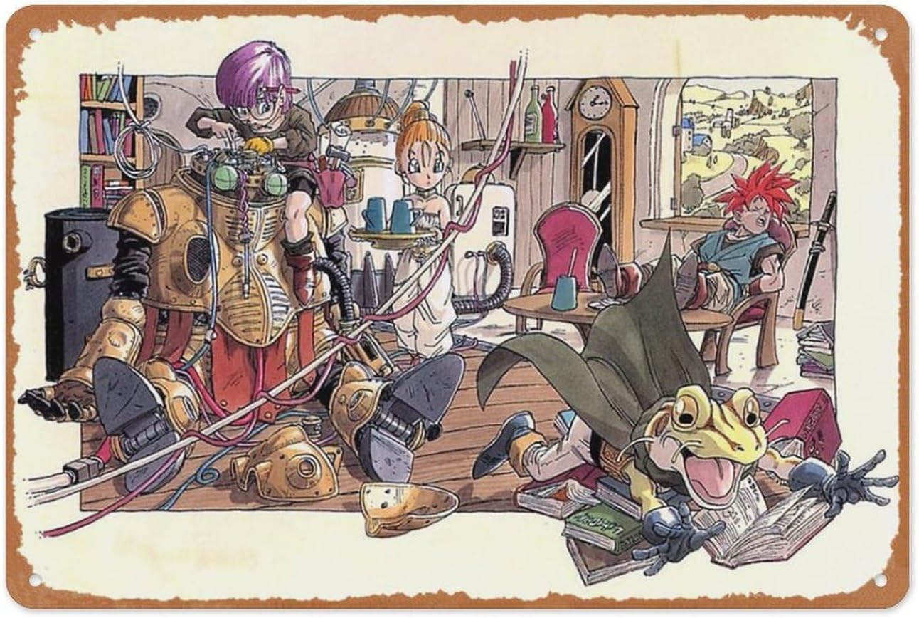 لافتة معدنية للعبة ريترو - لوح - مراجعة Retro Gaming Art وسعره