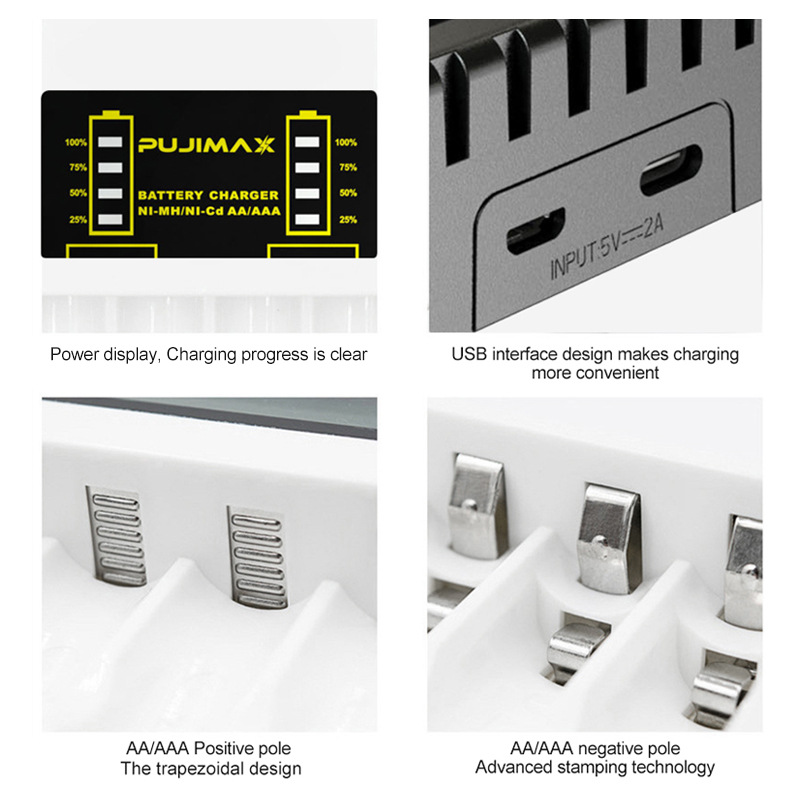 شاحن بطاريات AAA/AA قابل لإعاد - مراجعة Rechargeable Battery Aa وسعره