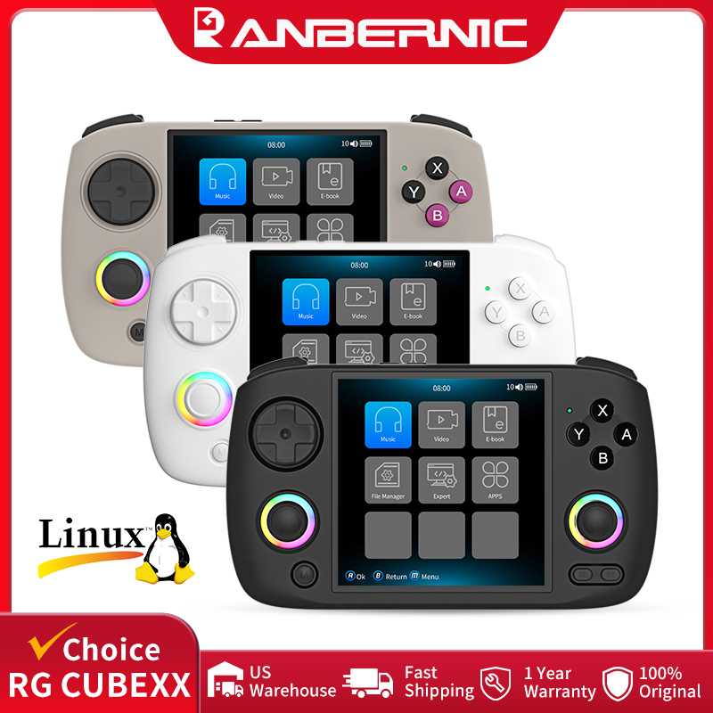 Anbernic RG CubeXX وحدة تحكم أ - مراجعة Retro Gaming Handheld Console وسعره