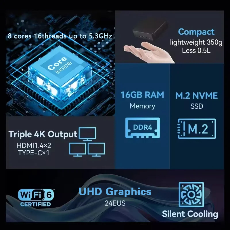 كمبيوتر مكتبي صغير جديد يعمل ب - مراجعة Retro Pc Gaming وسعره