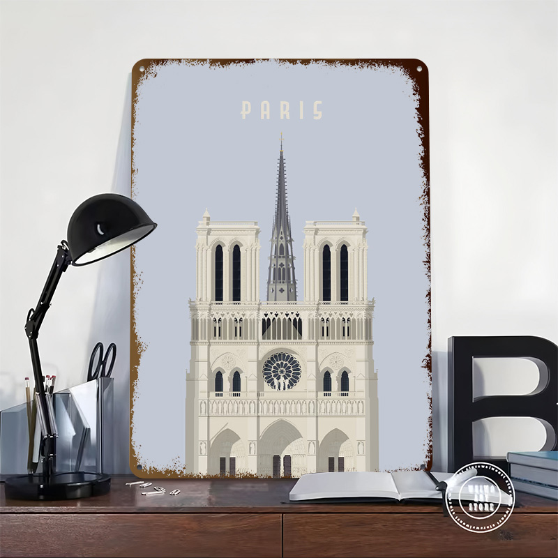 لوحة معدنية مخصصة بتصميم باريس - مراجعة Retro Gaming Paris وسعره
