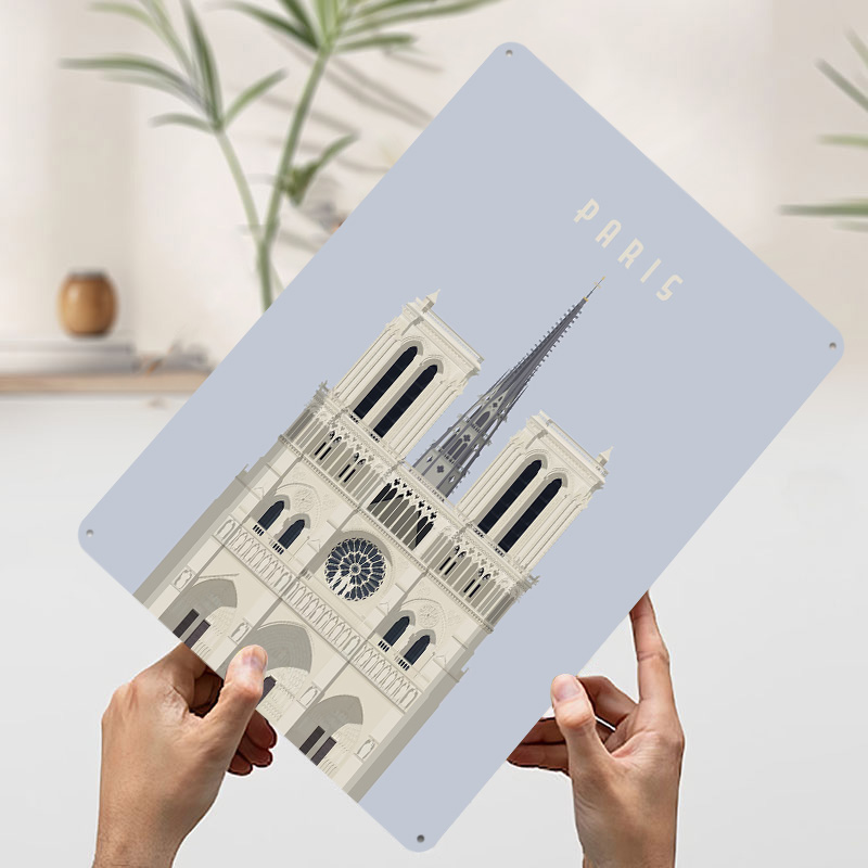 لوحة معدنية مخصصة بتصميم باريس - مراجعة Retro Gaming Paris وسعره
