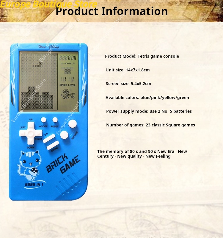 جهاز ألعاب محمول للأطفال بشاشة - مراجعة Retro Gaming Handheld Console وسعره