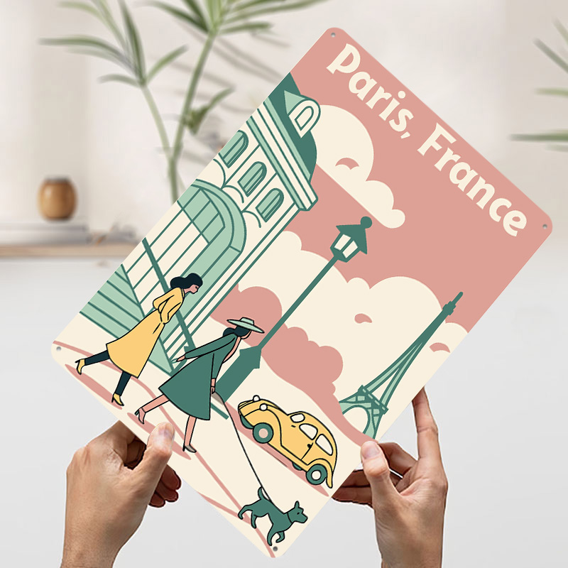 لافتات معدنية عتيقة مطبوعة بتص - مراجعة Retro Gaming Paris وسعره