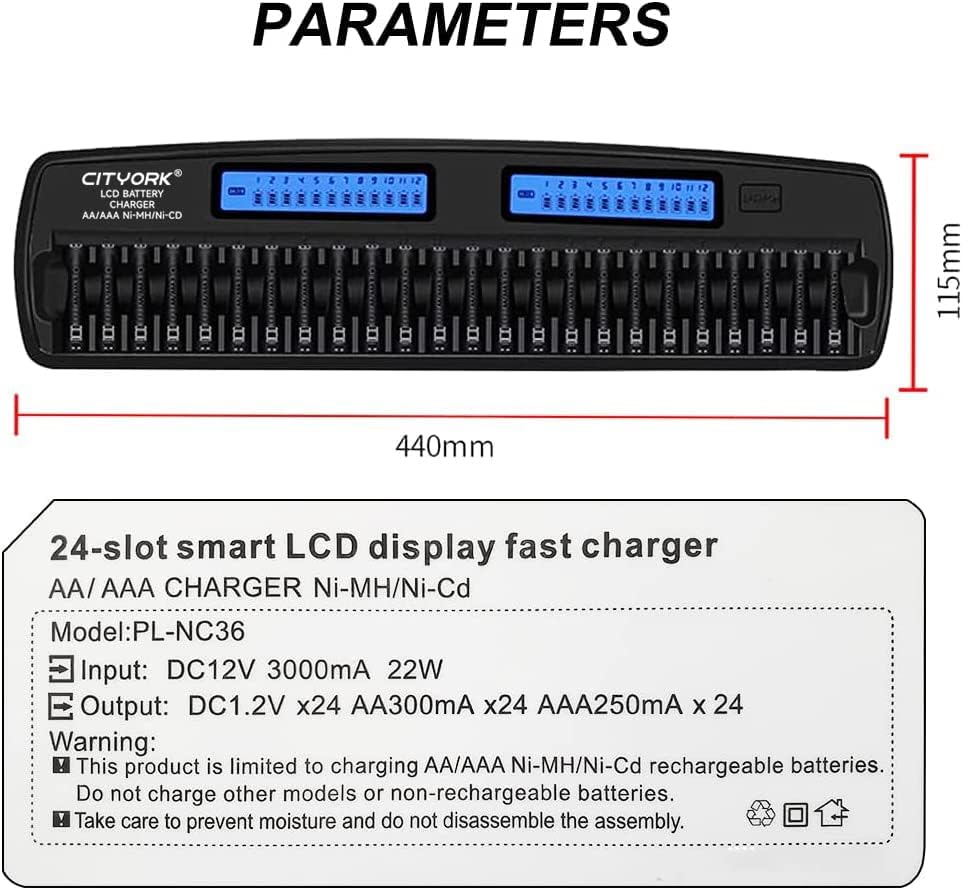 شاحن بطاريات ذكي من PALO بسعة  - مراجعة Rechargeable Battery Aa وسعره