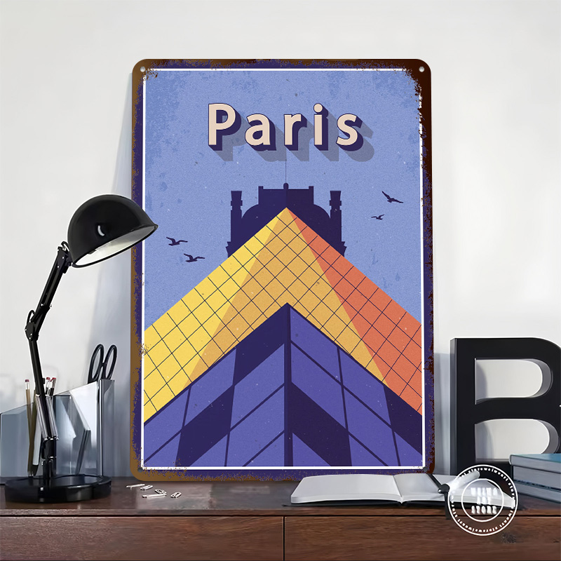 لوحة معدنية بتصميم 'السفر إلى  - مراجعة Retro Gaming Paris وسعره
